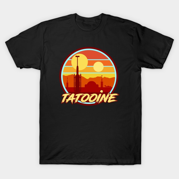 Tatooine Holiday T-Shirt by PlatinumBastard